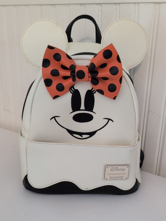 Disney Loungefly Other - Disney Minnie Ghost Loungefly Mini Backpack Glows In The Dark!